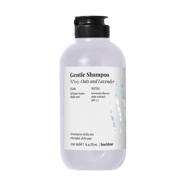 Shampoo back.bar Sensível 250ml: Cuidado Suave com Aveia e Lavanda