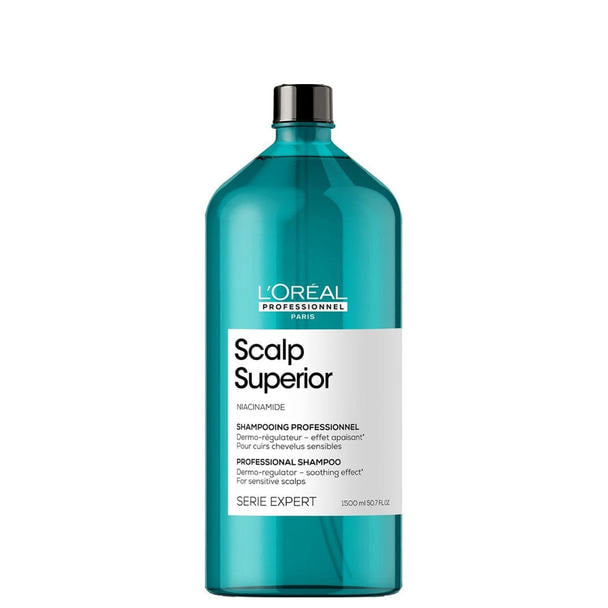 L'Oréal Professionnel Serie Expert Scalp Superior Shampoo 1500ml: Cuidado Suave Couro Cabeludo Sensível