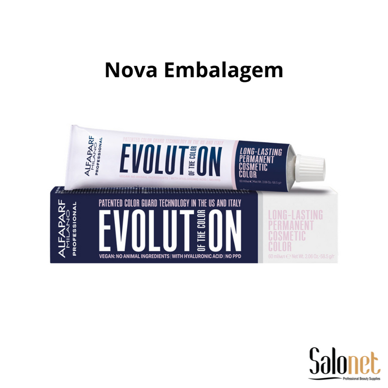 Alfaparf Evolution Tinta Permanente 60ml - Cobertura Máxima, Cores Vibrantes