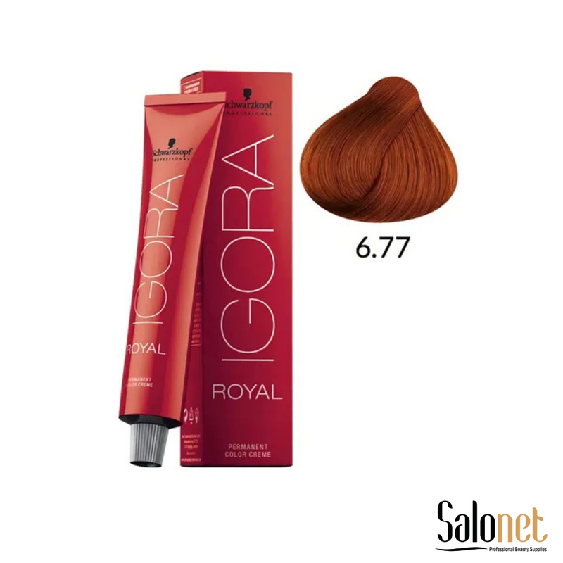 Tinta Igora Royal Importada 60g Cobre Extra para Ruivo