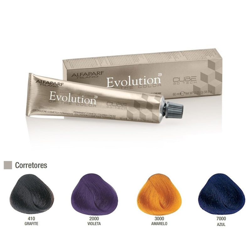 Alfaparf Evolution Tinta Permanente 60ml - Cobertura Máxima, Cores Vibrantes